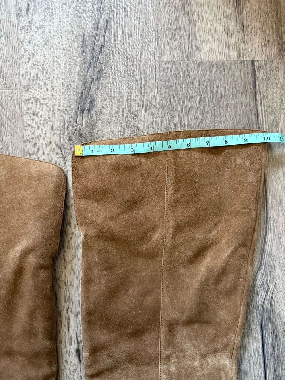 Vince Camuto Shaharla Tan Suede Over-the-Knee Western Boots Size 12M